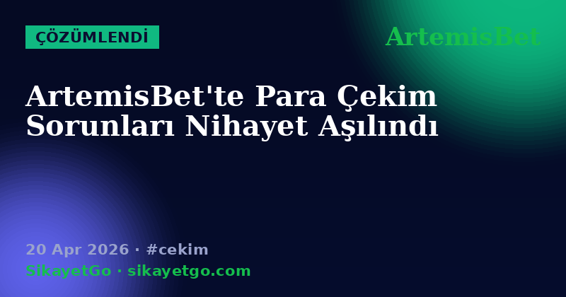 ArtemisBet — 20 Apr 2026