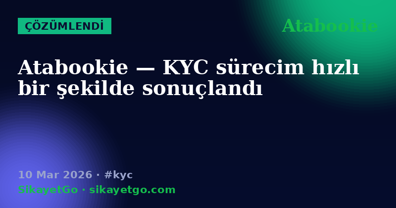 Atabookie — 10 Mar 2026