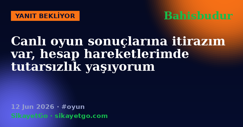 Bahisbudur — 12 Jun 2026