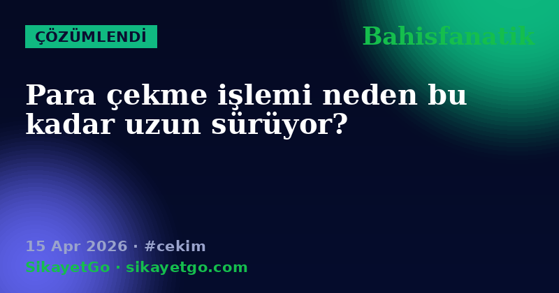 Bahisfanatik — 15 Apr 2026