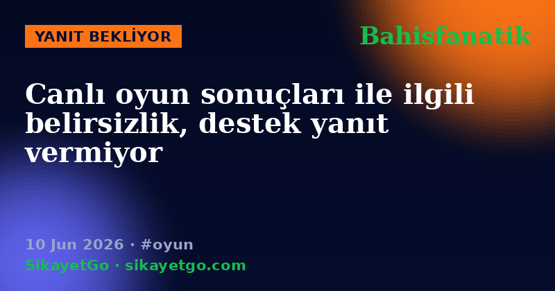 Bahisfanatik — 10 Jun 2026