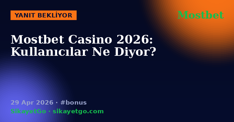 Mostbet — 29 Apr 2026