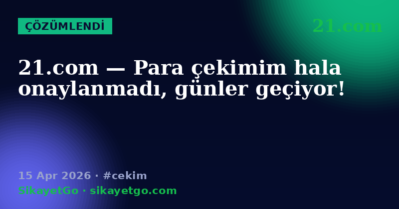 21.com — 15 Apr 2026