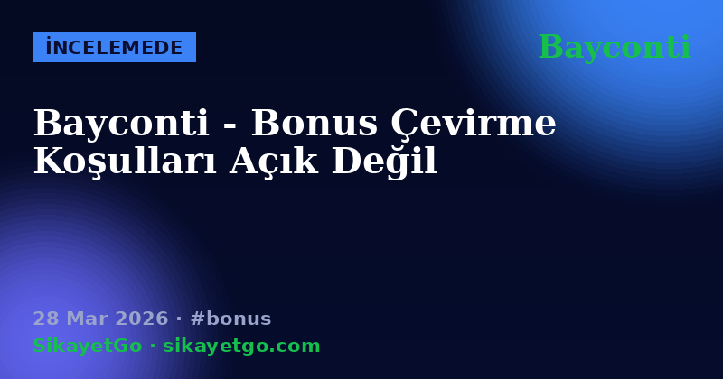 Bayconti — 28 Mar 2026