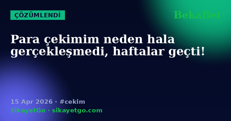 BekaBet — 15 Apr 2026