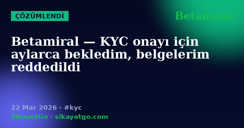 Betamiral — 22 Mar 2026