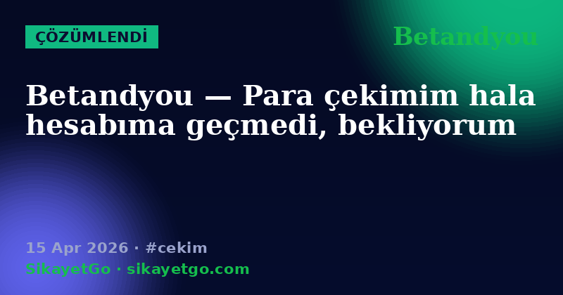 Betandyou — 15 Apr 2026