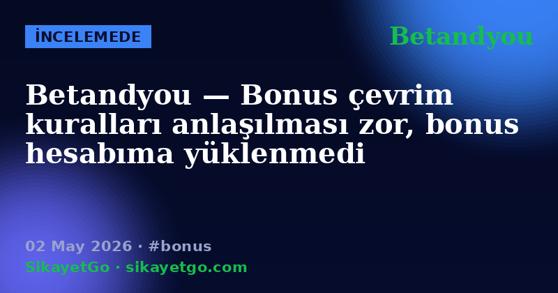 Betandyou — 02 May 2026