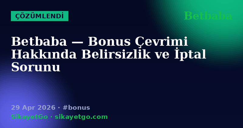 Betbaba — 29 Apr 2026