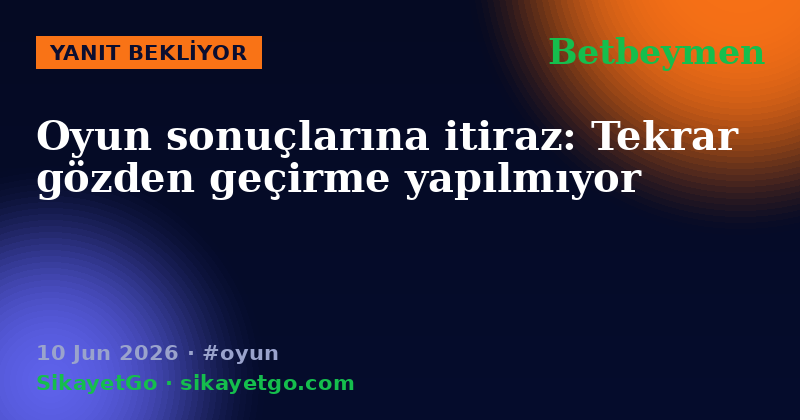 Betbeymen — 10 Jun 2026