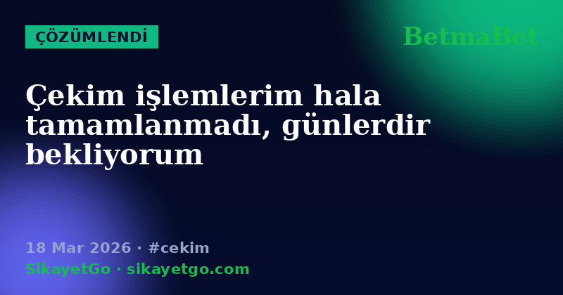 BetmaBet — 18 Mar 2026