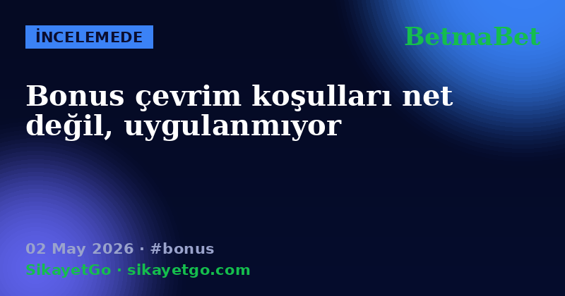 BetmaBet — 02 May 2026