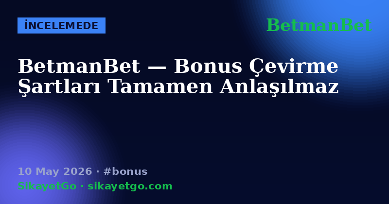 BetmanBet — 10 May 2026