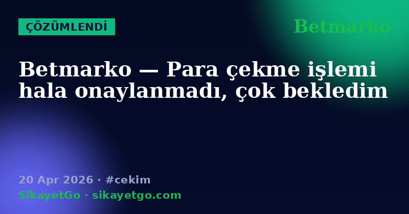 Betmarko — 20 Apr 2026