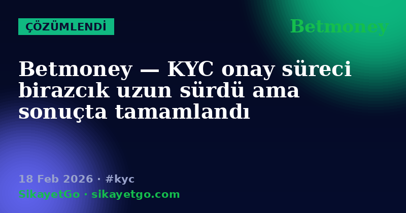 Betmoney — 18 Feb 2026