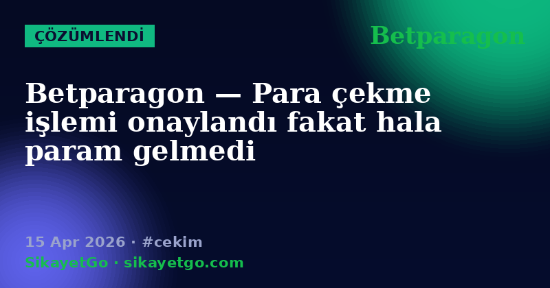Betparagon — 15 Apr 2026