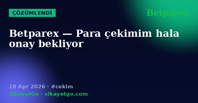 Betparex — 18 Apr 2026