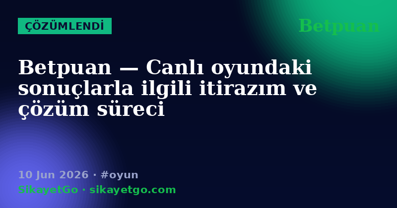 Betpuan — 10 Jun 2026