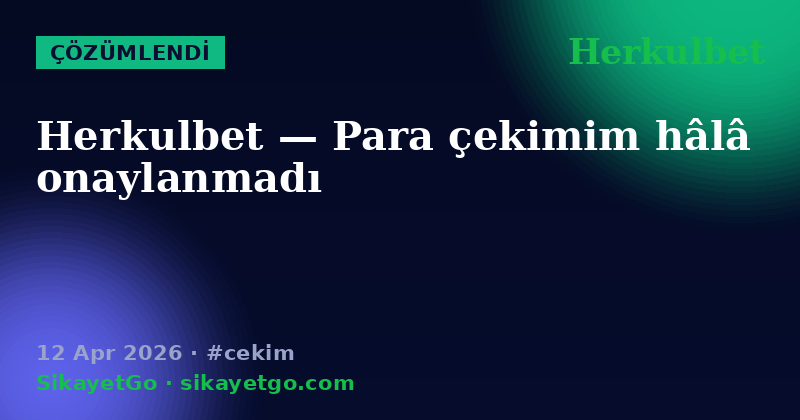 Herkulbet — 12 Apr 2026