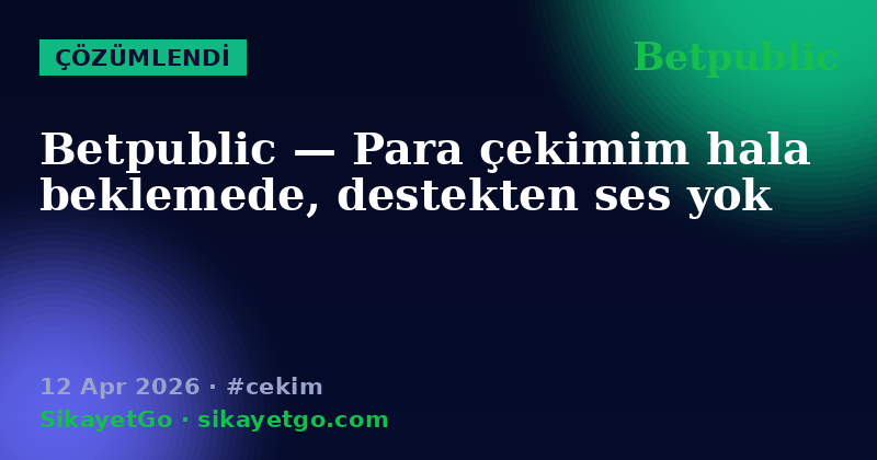 Betpublic — 12 Apr 2026