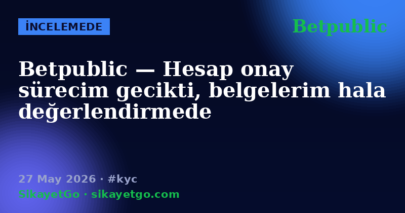 Betpublic — 27 May 2026