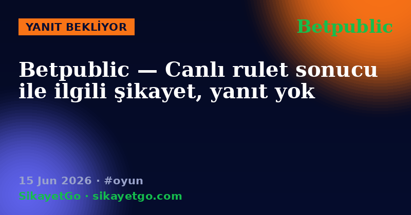 Betpublic — 15 Jun 2026