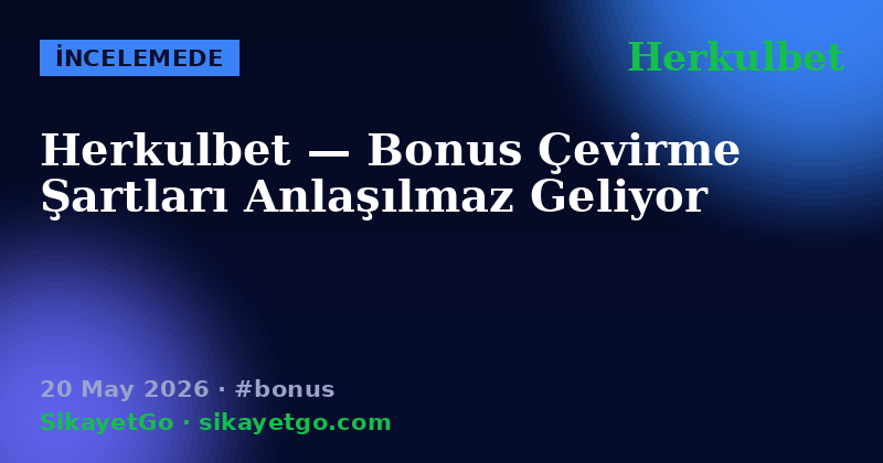 Herkulbet — 20 May 2026