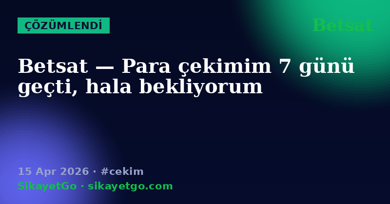 Betsat — 15 Apr 2026