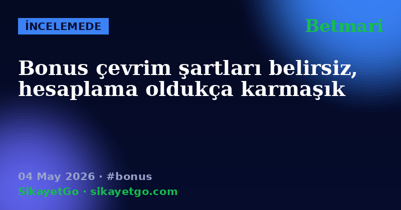 Betmari — 04 May 2026
