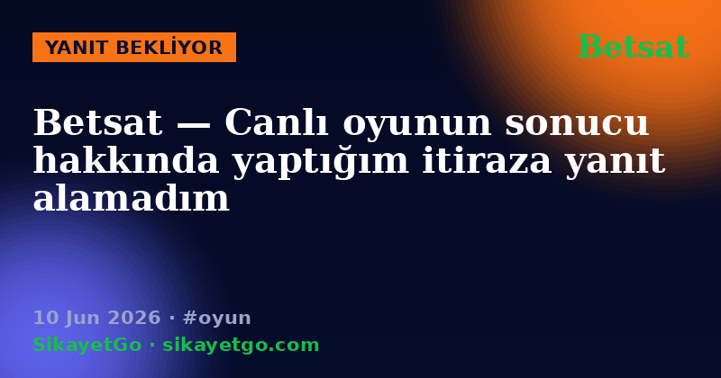 Betsat — 10 Jun 2026