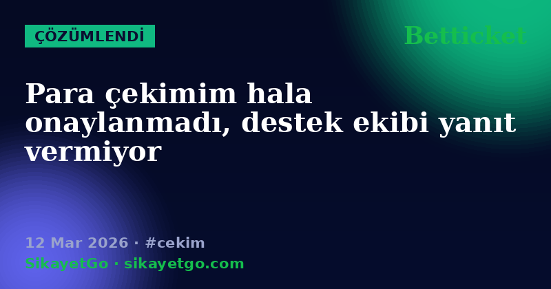 Betticket — 12 Mar 2026