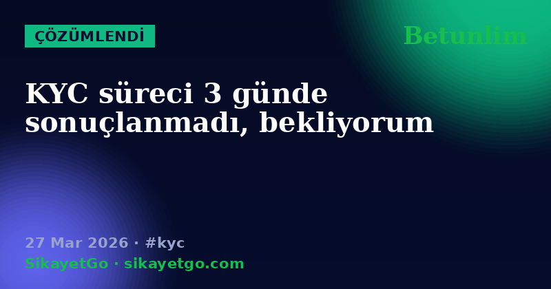 Betunlim — 27 Mar 2026