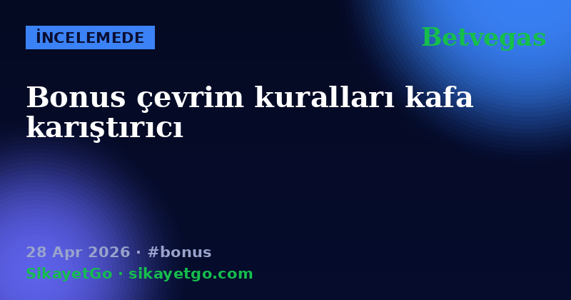 Betvegas — 28 Apr 2026