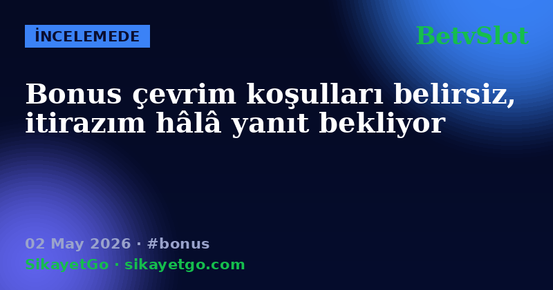 BetvSlot — 02 May 2026