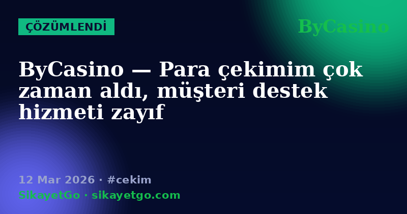 ByCasino — 12 Mar 2026