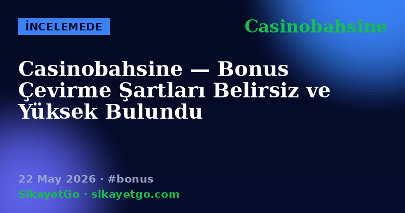 Casinobahsine — 22 May 2026