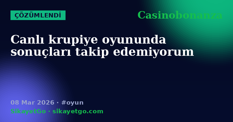 Casinobonanza — 08 Mar 2026