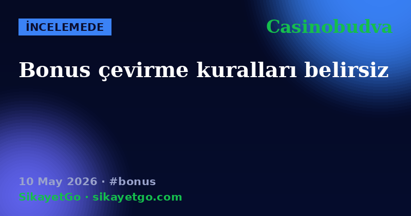 Casinobudva — 10 May 2026