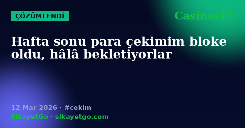 Casinoelit — 12 Mar 2026