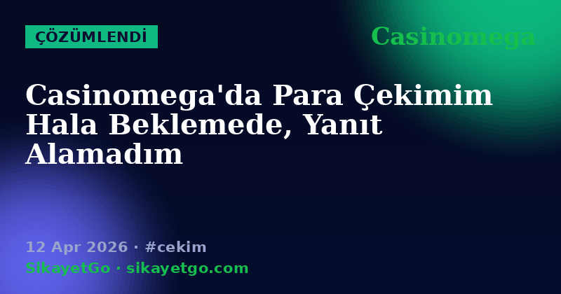Casinomega — 12 Apr 2026