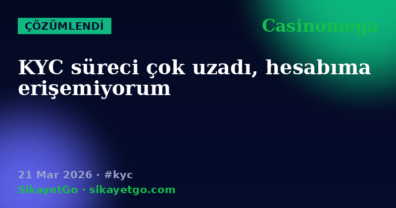 Casinomega — 21 Mar 2026