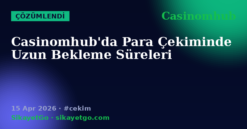 Casinomhub — 15 Apr 2026