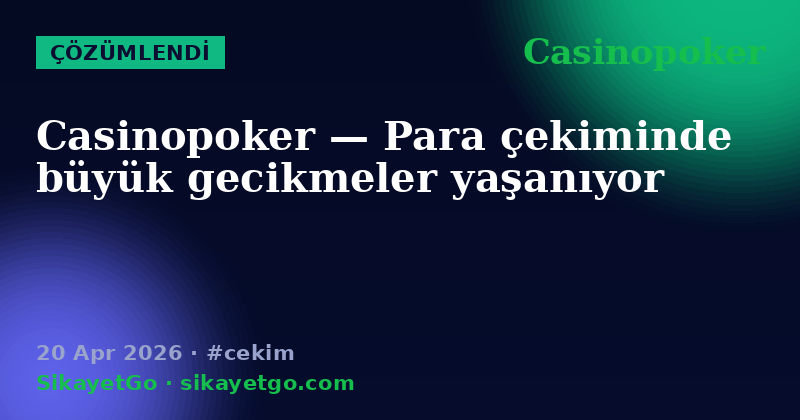 Casinopoker — 20 Apr 2026