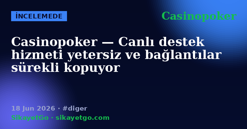 Casinopoker — 18 Jun 2026