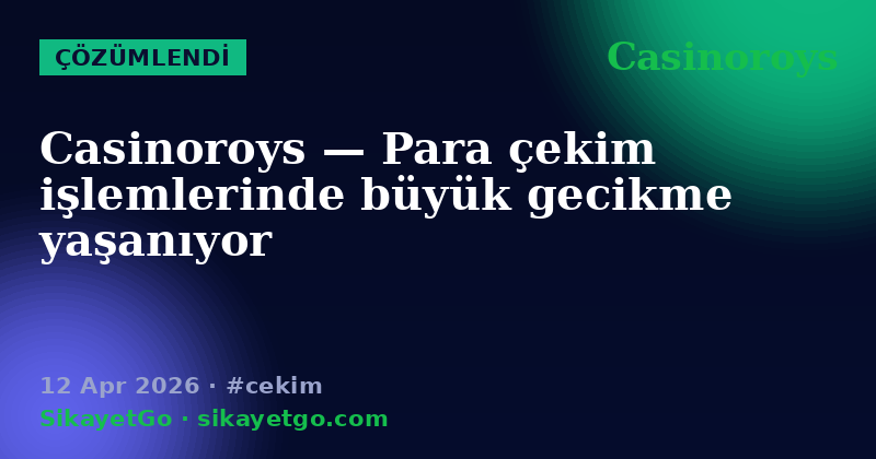 Casinoroys — 12 Apr 2026