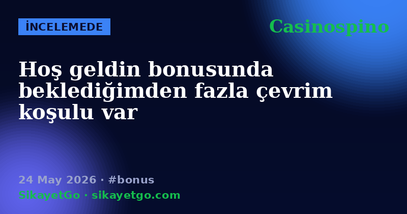 Casinospino — 24 May 2026