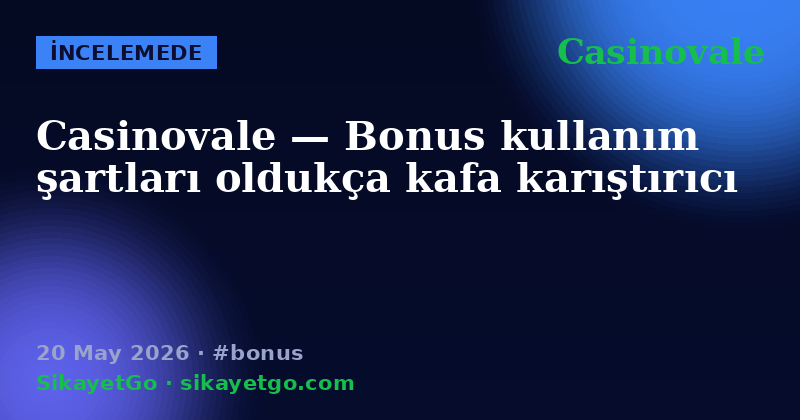 Casinovale — 20 May 2026