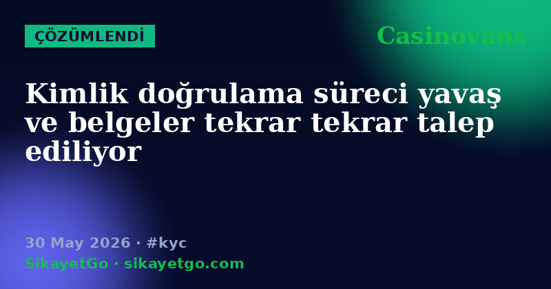 Casinovans — 30 May 2026