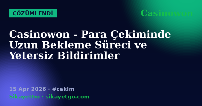 Casinowon — 15 Apr 2026
