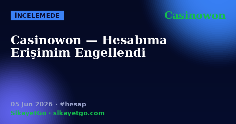 Casinowon — 05 Jun 2026